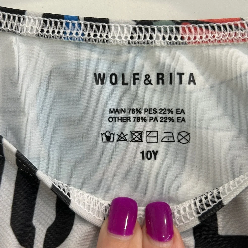 NWT Wolf & Rita Maria Jumper with all Around Frill & UV Protection |Size 10 - Picture 8 of 9